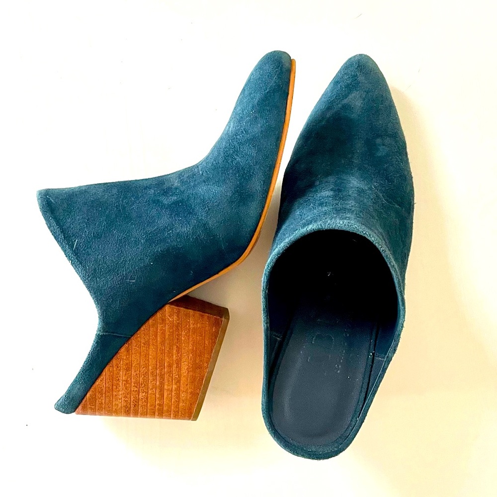 ABLE suede mules sustainably ethically made